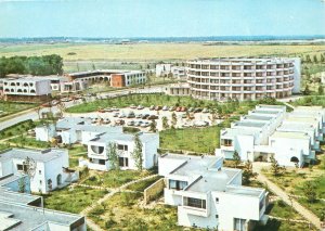 Postcard Romania Mangalia Nord Venus Hotel Litoral Marea Neagra Parcare Masini