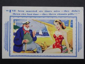 Bob Wilkin: Seaside Theme I'VE BEEN MARRIED SIX TIMES MISS!!....... H.B.Ltd 7306