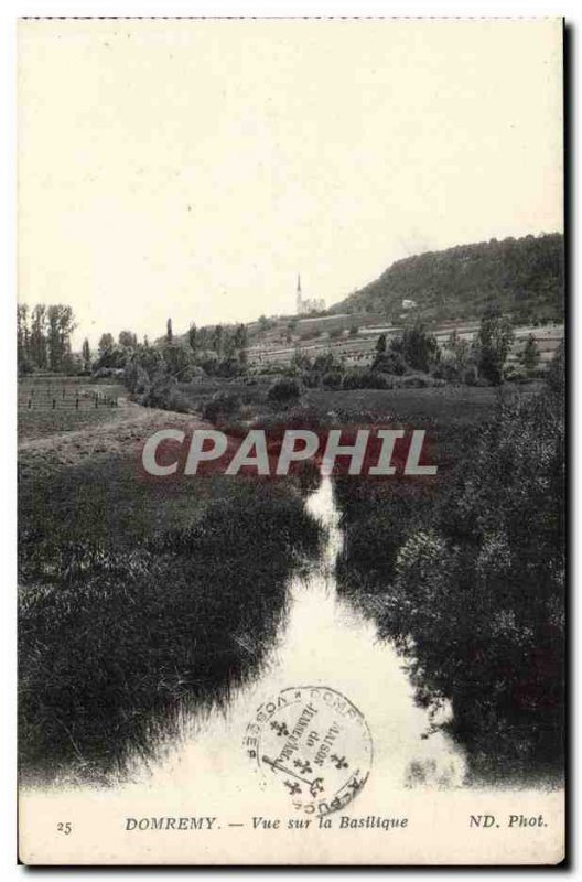 Domremy - View of the Basilica - Old Postcard