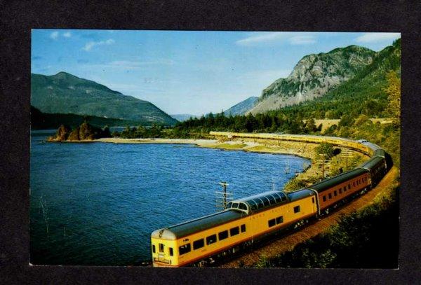 City of Portland Streamliner Union Pacific Railroad Train RR Postcard Columbia