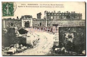 Old Postcard Suresnes Mont Valerien The Fort Prussian after the bombing in 18...