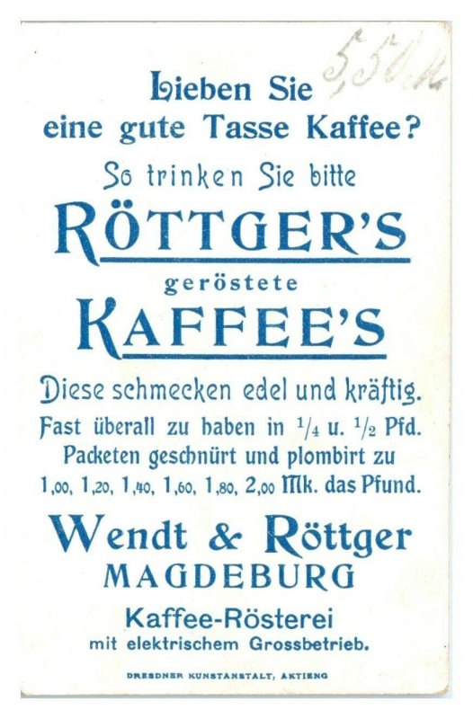 Swans, Gulls and Penguins, Rottger Kaffee German Trade Card *VT27I