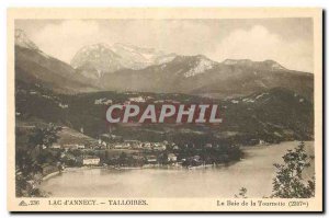CARTE Postale Old Lake Annecy Talloires La Tournette Bay