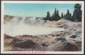 Mammoth Paint Pots,Yellowstone Postcard