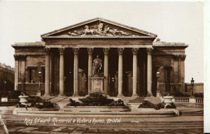 Bristol Postcard - King Edward Memorial & Victoria Rooms - Real Photo Ref TZ4136