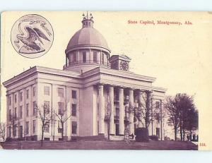 Divided-Back CAPITOL BUILDING Montgomery Alabama AL HM6709