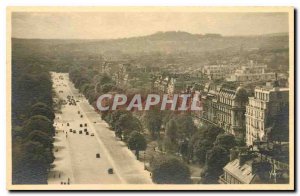 CARTE Postale Old Paris while strolling the Avenue Foch and the Mont Valerien