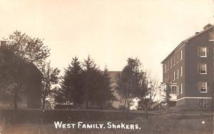 West Family Real Photo Enfield, Connecticut CT USA Shaker Unused 