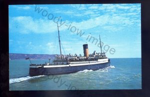 f2253 - British Rail Ferry - Canterbury leaving Folkestone Harbour - postcard