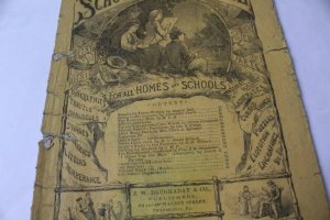 Vintage 1873 School Day Magazine Volume XVII with 88 Pages