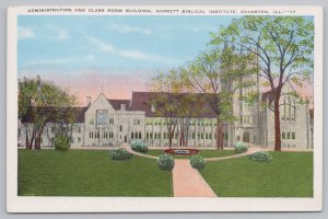 State View~Evanston Illinois~Garrett Biblical Institute~Vintage Postcard