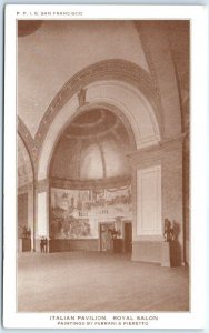 Postcard - Italian Pavilion, Royal Salon, P. P. I. E. - San Francisco, CA