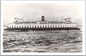 Ferry Nisqually Washington State Ferries Ferry Boat RPPC Real Photo Postcard