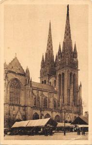 BR92743 quimper la cathedrale  france