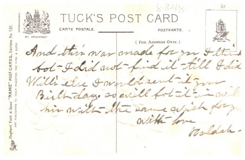 Flowers   Nellie  Tuck's No 131