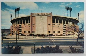 Baltimore Maryland Old Memorial Stadium Street View Postcard S17