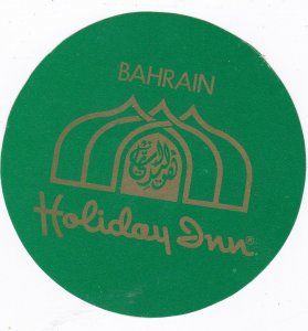 Bahrain Holiday Inn Vintage Luggage Label sk3519