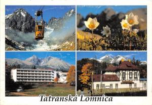 BR12814 Vysoke tatry tatranska lomnica cable train multi views slovakia