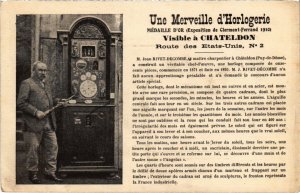 CPA CHATELDON - Une merveille d'Horlogerie (72344)