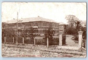 Kyoto Japan Postcard Doshisha Girls School James Hall 1925 Posted Vintage