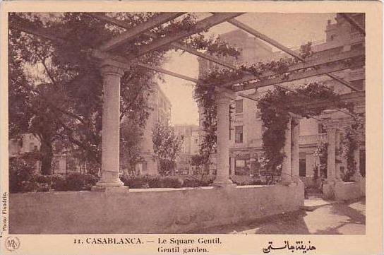 Morocco Casablanca Gentil Garden 1920s-30s