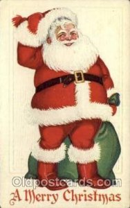 Santa Claus Christmas Unused internal creases