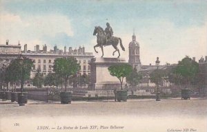 France Lyon La Statue de Louis XIV Place Bellecour