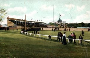 Danbury CT Race Track Fair Grounds Postcard Connecticut