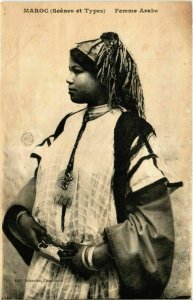 CPA AK Scenes et Types Femme arabe MAROC (825012)