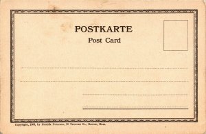 Hands Across The Sea, United States and Germany UDB Vintage Postcard E43