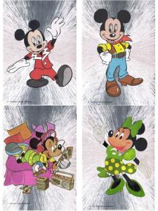 CARTOONS incl. DISNEY 66 Postcards mostly pre-1970