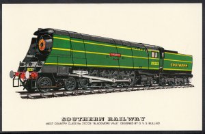 Railways Postcard - Southern Railway - West Country Class No.21C123 -  RS1957