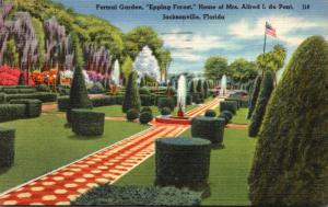 Florida Jacksonville Formal Gardens Epping Forest Home Of Mrs Alfred I du Pon...