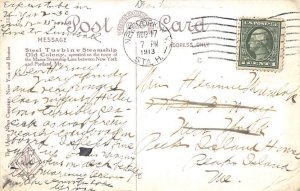 Old Colony Eastern Steamship Line Ship Postcard