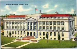 postcard Toledo Ohio - Federal Building