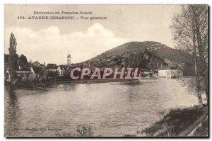 Old Postcard Avanne Besancon Vue Generale