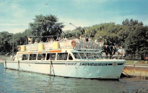 Sault Ste Marie, Canada  CHIEF SHINGWAUK  Sight Seeing Cruise Boat  Postcard