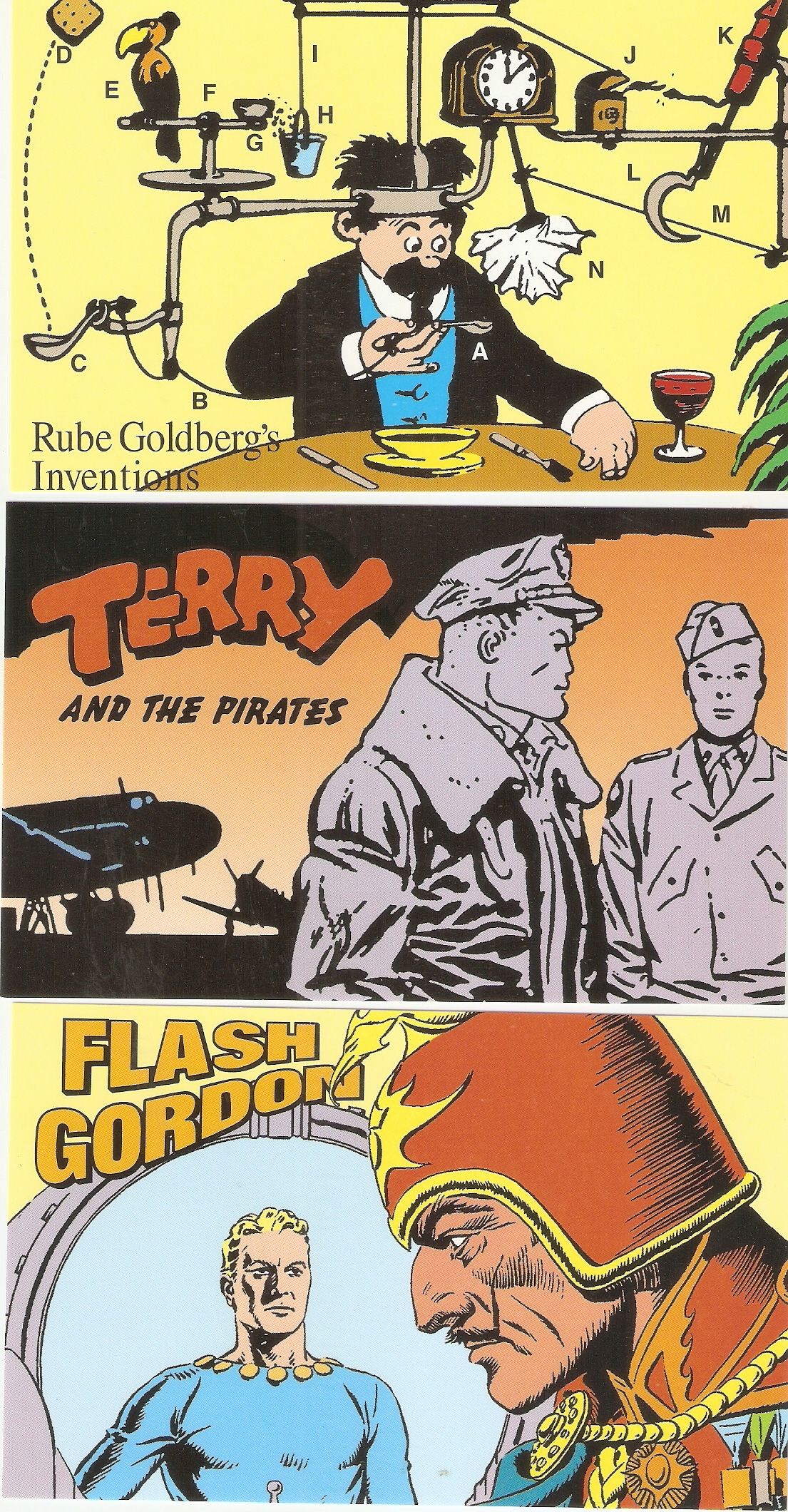 Comic Strip Classics Postal Cards Issued by USPS in 1995. Complete set