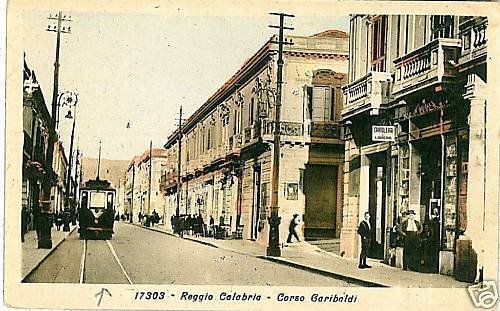 VINTAGE POSTCARD: REGGIO CALABRIA: TRAM-