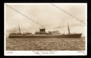 UC111 - Union Castle Liner - Stirling Castle - postcard