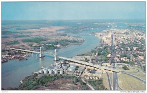 WILMINGTON, North Carolina, 1940-1960's; Cape Fear Memorial Bridge