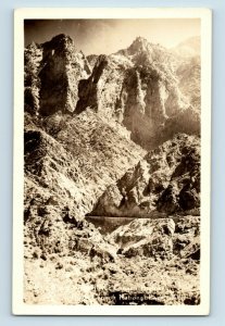 RPPC Kings River Canyon Highway, Kings Canyon National Park Vintage Postcard P23 