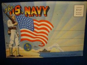 WWII US Navy souvenir folder # 80503