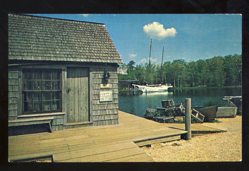 Towne Of Smithville, New Jersey/NJ Postcard, The Clam House