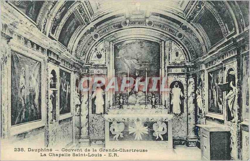 Old Postcard Dauphine Convent of the Grande Chartreuse La Chapelle Saint Louis