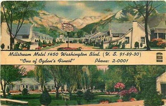 UT, Ogden, Utah, Millstream Motel, Colourpicture K2016