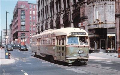 SEPTA PCC TROLLEY NO. 2789 Philadelphia, PA Train 1988 Vintage Postcard