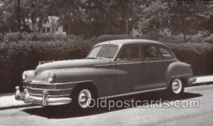 1946 Chrysler Saratoga or New Yorker 4 Door Sedan Automotive, Auto, Car Unuse...