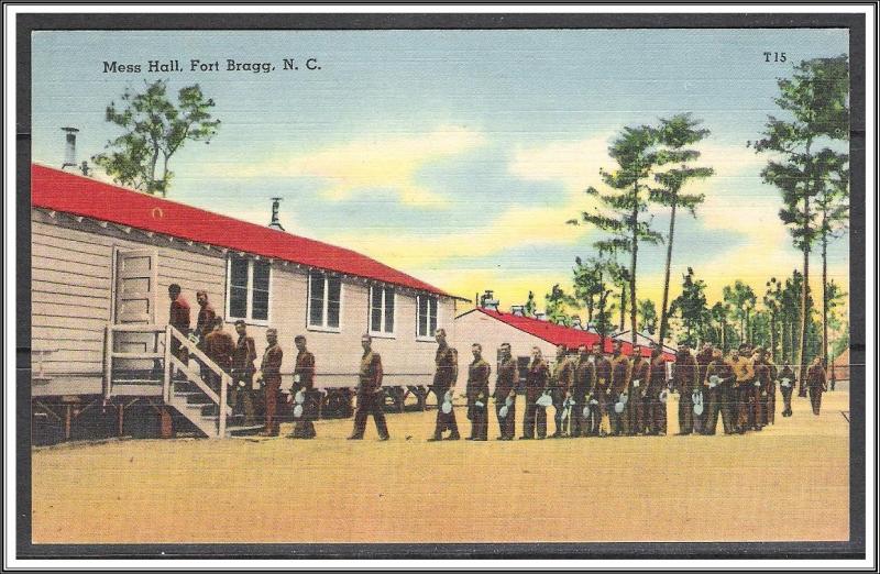 North Carolina, Fort Bragg Mess Hall - [NC-042]