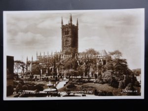 WOLVERHAMPTON St Peters Collegiate Church c1933 RP Postcard by Valentine 224566